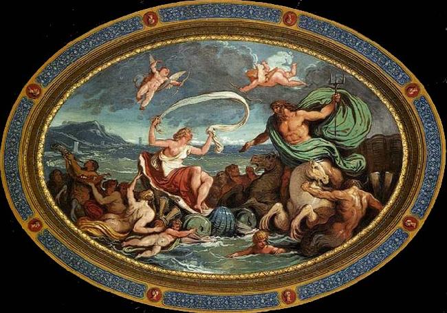 Felice Giani The Marriage of Poseidon and Amphitrite Germany oil painting art